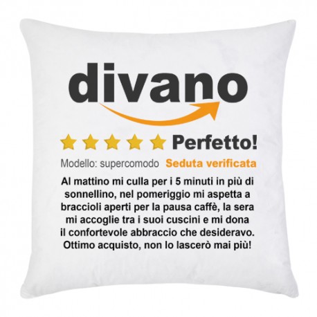 Federa per cuscino Divano, recensione divertente! idea regalo per i pigri!  5 stelle, mi accoglie tra