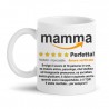 Tazza mug 11 oz MAMMA recensione divertente 5 stelle top! Idea regalo Festa della Mamma!