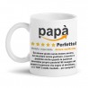 Tazza mug 11 oz PAPA' recensione divertente 5 stelle top! Idea regalo Festa del Papà!