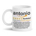Tazza mug 11 oz Recensione divertente 5 stelle DEDICA PERSONALIZZABILE per AMICO! Scrivi quello che vuoi!