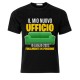 T-shirt maglietta uomo Nuovo ufficio, divano, finalmente in pensione! Personalizzata con data! Regalo divertente pensionamento!