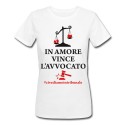 T-shirt maglietta Donna in Amore Vince l'avvocato, Ci Vediamo in Tribunale! Idea Regalo Divertente Laurea in Legge!