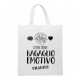 Shopper borsetta Attenzione Bagaglio Emotivo, Fragile, divertente idea regalo, emozioni cuore amore cervello confuso! 