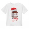 T-Shirt Maglietta Bimbo o Bimba Cioccolato di Natale Personalizzato con Nome! Che Mondo Sarebbe Senza Me!