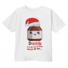  T-Shirt Maglietta Bimbo o Bimba Cioccolato di Natale Personalizzato con Nome! Che Mondo Sarebbe Senza Me! 