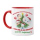 Tazza mug 11 oz rossa Non importa cosa trovi sotto l'albero ma chi! Natale, personalizzata con anno e cognome famiglia! 