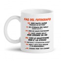 Tazza mug 11 oz FAQ FOTOGRAFO, idea regalo divertente per appassionato di fotografia!