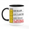 Tazza mug 11 oz color nera Metro del Caffè: non parlarmi, quasi sveglio, ops devo correre in bagno!