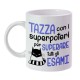 Tazza mug 11 oz Superpoteri per superare tutti gli esami! Scritte blu!