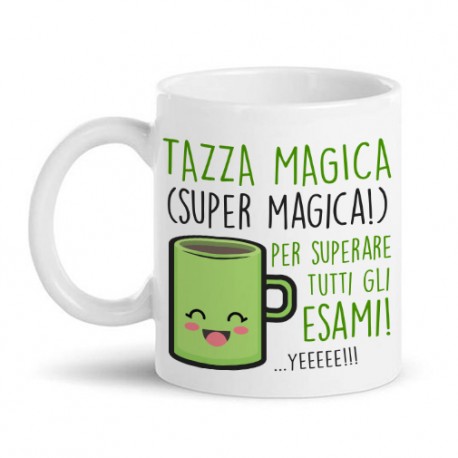 Tazza mug 11 oz Super Magica kawaii per superare tutti gli esami!