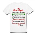 T-Shirt Maglietta Uomo Caro futuro papà, Natale, non vedo l'ora di conoscerti! Personalizzata con nome bimbo o bimba!