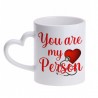 Tazza mug 11 oz You are my person! Sei la mia persona! Stetoscopio anatomy cuore! Manico love!