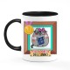  Tazza mug color nera 11 oz Psicologatta dell'anno! Gatta psicologa divertente, idea regalo!