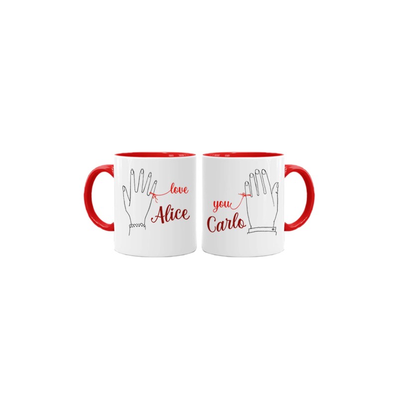 Tazza di San Valentino personalizzata, regalo di San Valentino per