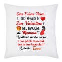 Federa Caro futuro papà, il tuo regalo di San Valentino è nel pancione di mamma! Personalizzato con nome bimbo o bimba!