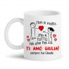 Tazza Mug 11 oz Non è molto ma è tutto ciò che ho, personalizzata con nomi! Dedica romantica amore San Valentino!