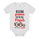 Body neonato neonata Buona Prima Festa del Papà! Con amore, personalizzato con nome bimbo o bimba! Gufetti carini!