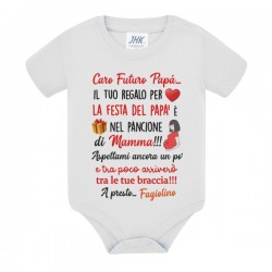 Futuro Papà 2024 Loading Regali Divertente Per Papa Padre Maglia a Manica :  : Moda