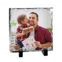 Pietra Ardesia da appoggio Personalizzabile con la Tua Foto! Idea Regalo per la Festa del papà!