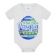 Body neonato bimbo La mia prima Pasqua! Personalizzato con nome bambino! Uovo colorato! 