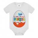 Body neonato neonata La Mia Prima Pasqua ovetto sorpresa, personalizzato con nome di bimbo o bimba! Uovo divertente! 