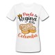 T-Shirt Maglietta Donna La Regina della Colomba, Personalizzata con Nome! Dolce di Pasqua! 