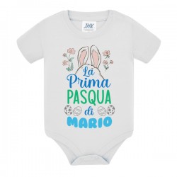 Body neonato neonata Prima Pasqua coniglio sorpresa, personalizzato con nome di bimbo o bimba!