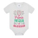 Body neonata neonato Prima Pasqua coniglio sorpresa, personalizzato con nome di bimba o bimbo!