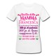 T-Shirt Maglietta Donna Ricetta della Mamma PERSONALIZZATA CON NOME, regalo Festa della Mamma!