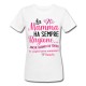 T-Shirt Maglietta Donna Mamma ha sempre ragione anche quando ha torto PERSONALIZZATA CON NOME FIGLIO O FIGLIA!