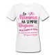T-Shirt Maglietta Donna Mamma ha sempre ragione anche quando ha torto PERSONALIZZATA CON NOMI FIGLI!