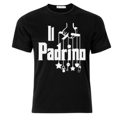 T-Shirt Maglietta Uomo Il Padrino, idea regalo per battesimo!