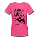 T-shirt donna PROMO Amica della Sposa PERSONALIZZATA CON NOME, addio al nubilato! Sexy!