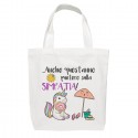 Shopper bag Anche quest'anno punterò sulla simpatia, unicorno ciccione e ciambella! Borsa per il mare!