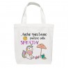 Shopper bag Anche quest'anno punterò sulla simpatia, unicorno ciccione e ciambella! Borsa per il mare!