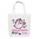 Shopper bag Cicciottella Magica e Bella, unicorno kawaii divertente, borsa mare e città!