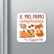 Set x 10 calamite Primo compleanno, personalizzate con il nome! Animaletti Bosco Autunno!