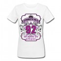 T-Shirt Maglietta Donna Compleanno, Prodotta nel, Anni di Perfezione! Personalizzata con Anno di Nascita ed età! 