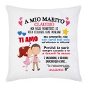 Federa A mio marito, personalizzata con nome! Ti amo, non sarai mai solo, dedica d'amore!