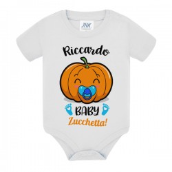 Body bimbo divertente Baby Zucchetta! Personalizzato con nome! Zucca carina di Halloween! 