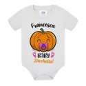 Body bimba divertente Baby Zucchetta! Personalizzato con nome! Zucca carina di Halloween! 