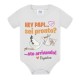 Body neonata hey Papi sei pronto? Sto arrivando! Annuncio gravidanza papà personalizzato con soprannome o nome della bimba! 