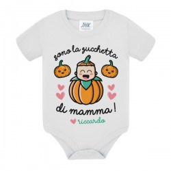 Body bimbo o bimba Sono la zucchetta di mamma! Personalizzato con il nome! Zucca carina! 