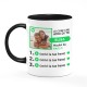 Tazza mug color 11oz Le cose che amo di te playlist, personalizzata con foto e tue frasi d'amore, regalo romantico! 