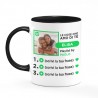 Tazza mug color 11oz Le cose che amo di te playlist, personalizzata con foto e tue frasi d'amore, regalo romantico! 
