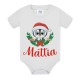 Body bimbo o bimba di Natale con animaletto carino, personalizzato con nome! Pinguino baby! 