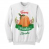 Felpa girocollo unisex uomo o donna Team Pandoro, personalizzata con il nome! Natale divertente! 