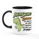  Tazza mug 11 oz Papasauro personalizzata con nome! Un papà normale ma molto più roar! Dinosauro divertente! 