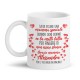 Tazza mug 11 oz Sai di essere mamma speciale quando fingi di non essere stanca! Amore instancabile! Personalizzata con nome! 