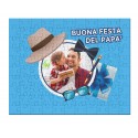 Puzzle personalizzato con la tua foto nella cornice! Buona Festa del Papà! Idea regalo, 96 pezzi in cartone!